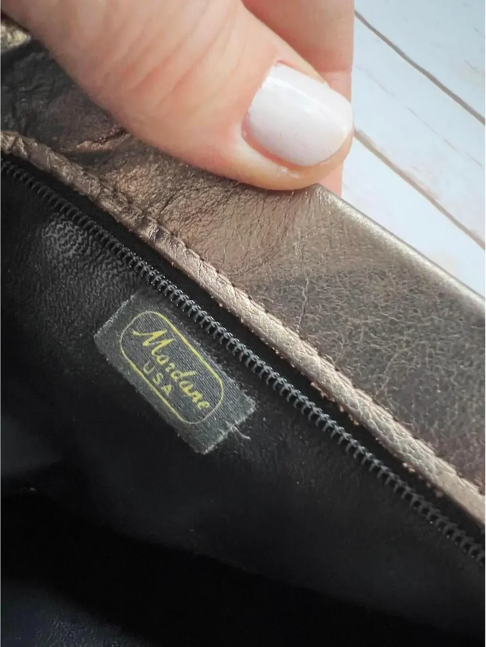 Mardane VTG‎ Metallic Clutch Purse